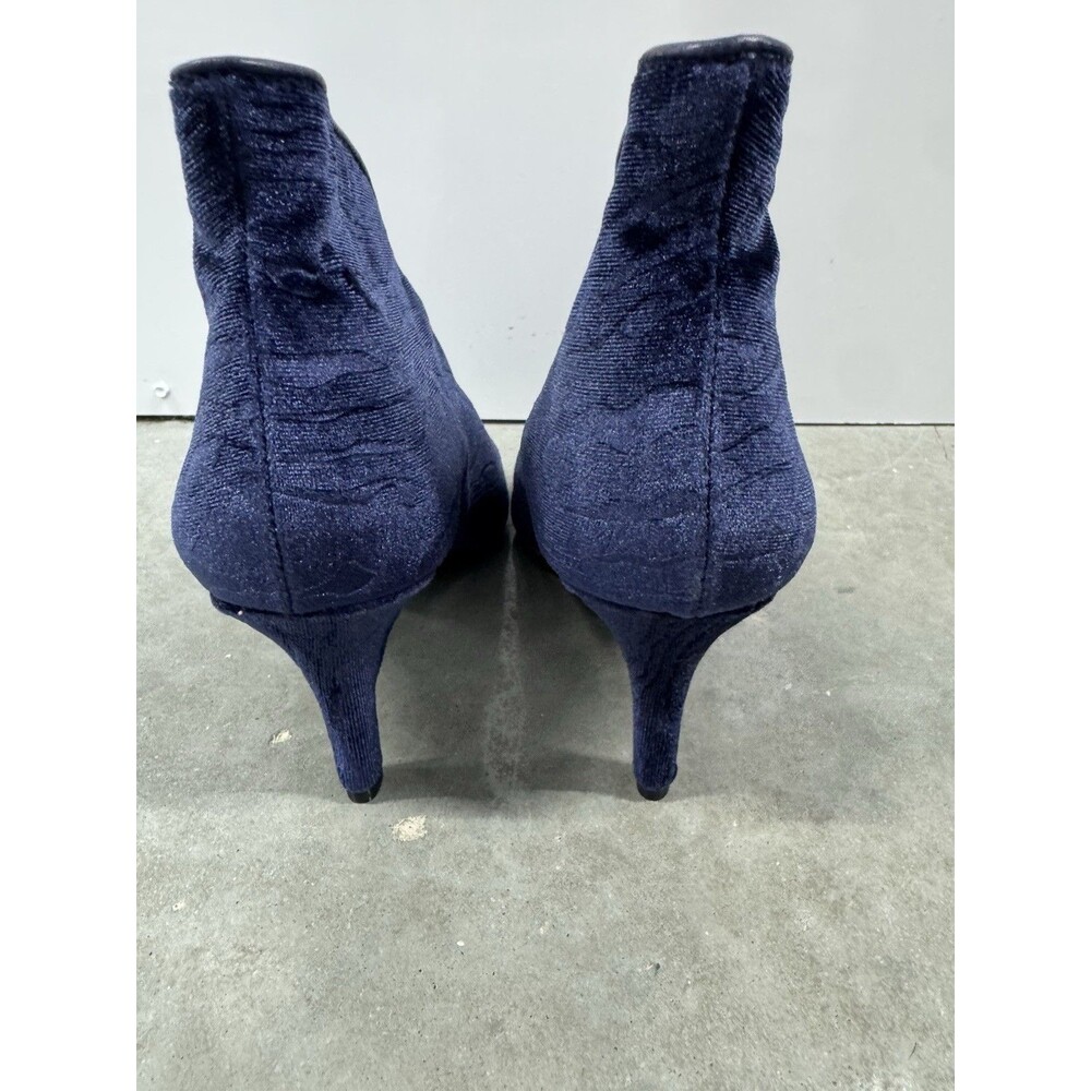 IMPO Women's VASSAR BOOTIES MIDNIGHT BLUE OPEN Toe  Size 8/12 - Picture 7 of 10